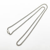 【5khg004】喜平 ネックレス Pt850 プラチナ 2面 シングル 63.6cm 30.1g キヘイ【中古】メンズ レディース ユニセックス