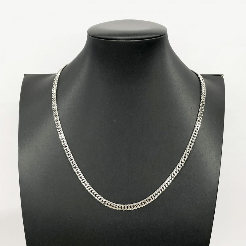 【5khg005】喜平 ネックレス Pt850 プラチナ 6面 ダブル 50.6cm 50.4g キヘイ【中古】メンズ レディース ユニセックス