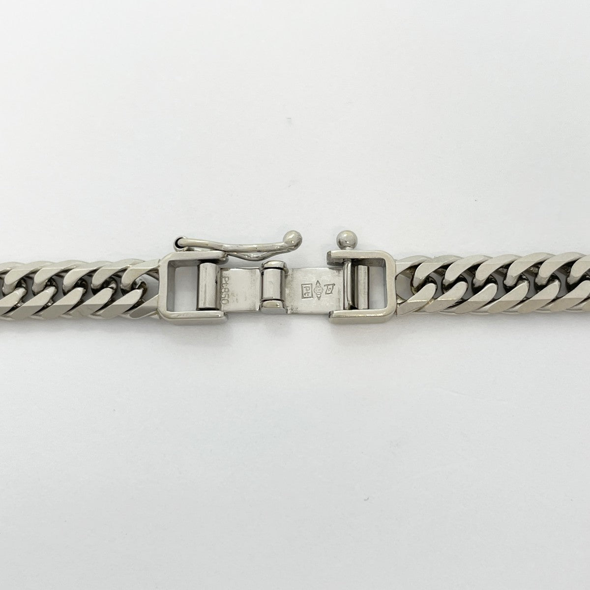 【5khg005】喜平 ネックレス Pt850 プラチナ 6面 ダブル 50.6cm 50.4g キヘイ【中古】メンズ レディース ユニセックス