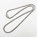 【5khg007】喜平 ネックレス Pt850 プラチナ 6面 ダブル 50.3cm 20.5g キヘイ【中古】メンズ レディース ユニセックス