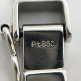 【5khg008】喜平 ネックレス Pt850 プラチナ 6面 ダブル 50.5cm 50.4g キヘイ【中古】メンズ レディース ユニセックス