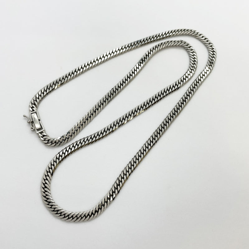 【5khg009】喜平 ネックレス Pt850 プラチナ 6面 ダブル 50.8cm 30.7g キヘイ【中古】メンズ レディース ユニセックス