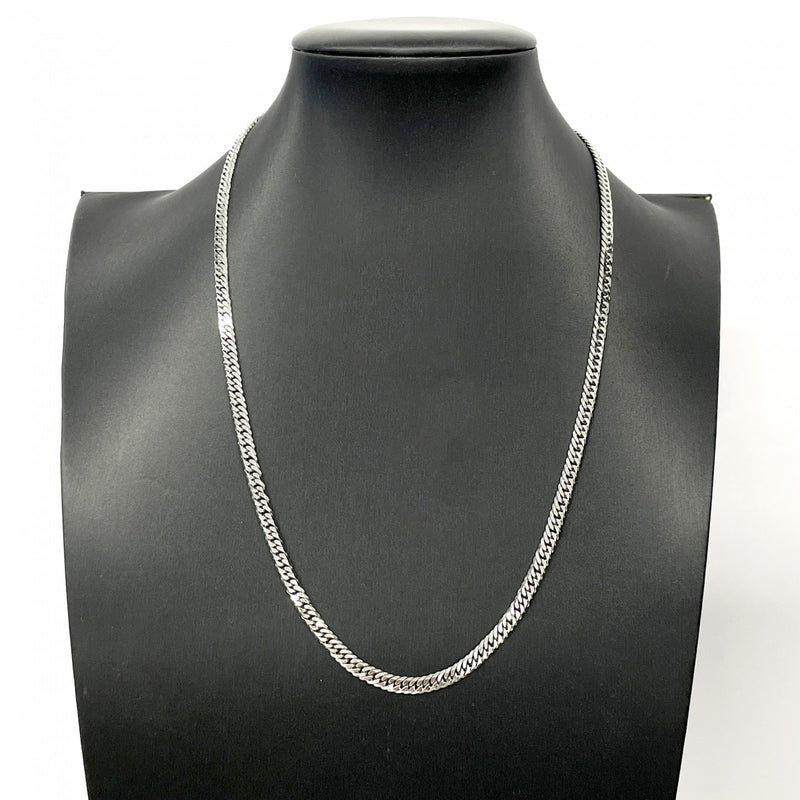 【5khg009】喜平 ネックレス Pt850 プラチナ 6面 ダブル 50.8cm 30.7g キヘイ【中古】メンズ レディース ユニセックス