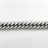 【5khg011】喜平 ブレスレット Pt850 プラチナ 6面 ダブル 20.4cm 30.3g キヘイ【中古】メンズ レディース ユニセックス