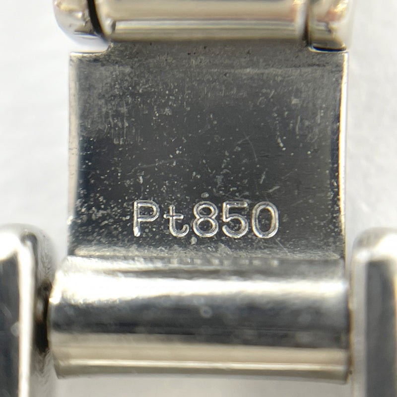 【5khg011】喜平 ブレスレット Pt850 プラチナ 6面 ダブル 20.4cm 30.3g キヘイ【中古】メンズ レディース ユニセックス