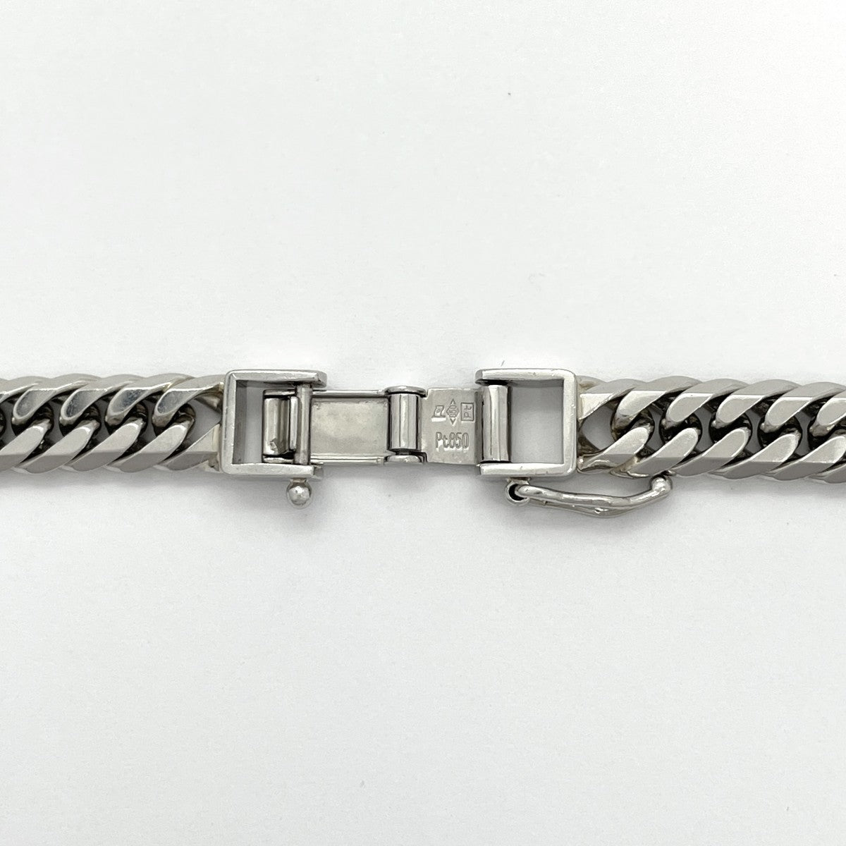 【5khg018】喜平 ネックレス Pt850 プラチナ 6面 ダブル 61.9cm 100.2g キヘイ【中古】メンズ レディース ユニセックス