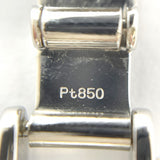 【5khg019】喜平 ブレスレット Pt850 プラチナ 6面 ダブル 20.6cm 51.1g キヘイ【中古】メンズ レディース ユニセックス