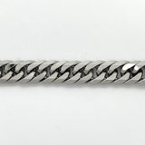 【5khg019】喜平 ブレスレット Pt850 プラチナ 6面 ダブル 20.6cm 51.1g キヘイ【中古】メンズ レディース ユニセックス