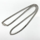 【5khg021】喜平 ネックレス Pt850 プラチナ 6面 ダブル 50.8cm 31.1g キヘイ【中古】メンズ レディース ユニセックス