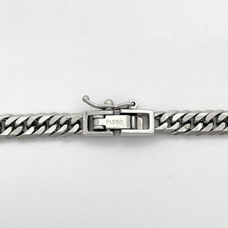 【5khg021】喜平 ネックレス Pt850 プラチナ 6面 ダブル 50.8cm 31.1g キヘイ【中古】メンズ レディース ユニセックス