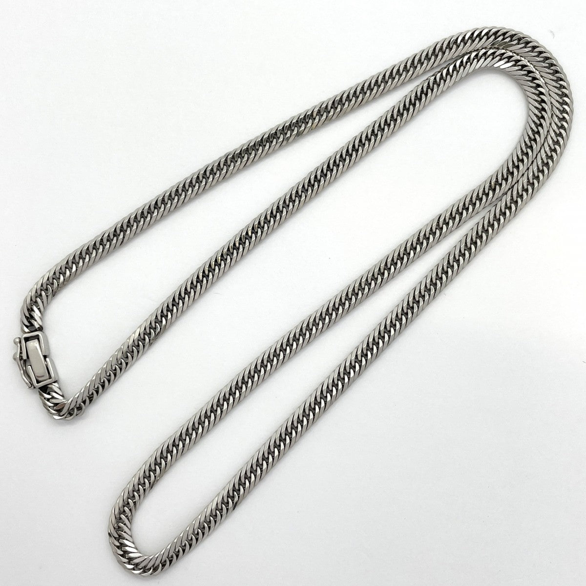 【5khg023】喜平 ネックレス Pt900 プラチナ 8面 トリプル 52.2cm 30.3g キヘイ【中古】メンズ レディース ユニセックス