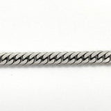 【5khg028】喜平 ブレスレット Pt850 プラチナ 6面 ダブル 20.4cm 20.1g キヘイ【中古】メンズ レディース ユニセックス