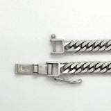 【5khg028】喜平 ブレスレット Pt850 プラチナ 6面 ダブル 20.4cm 20.1g キヘイ【中古】メンズ レディース ユニセックス