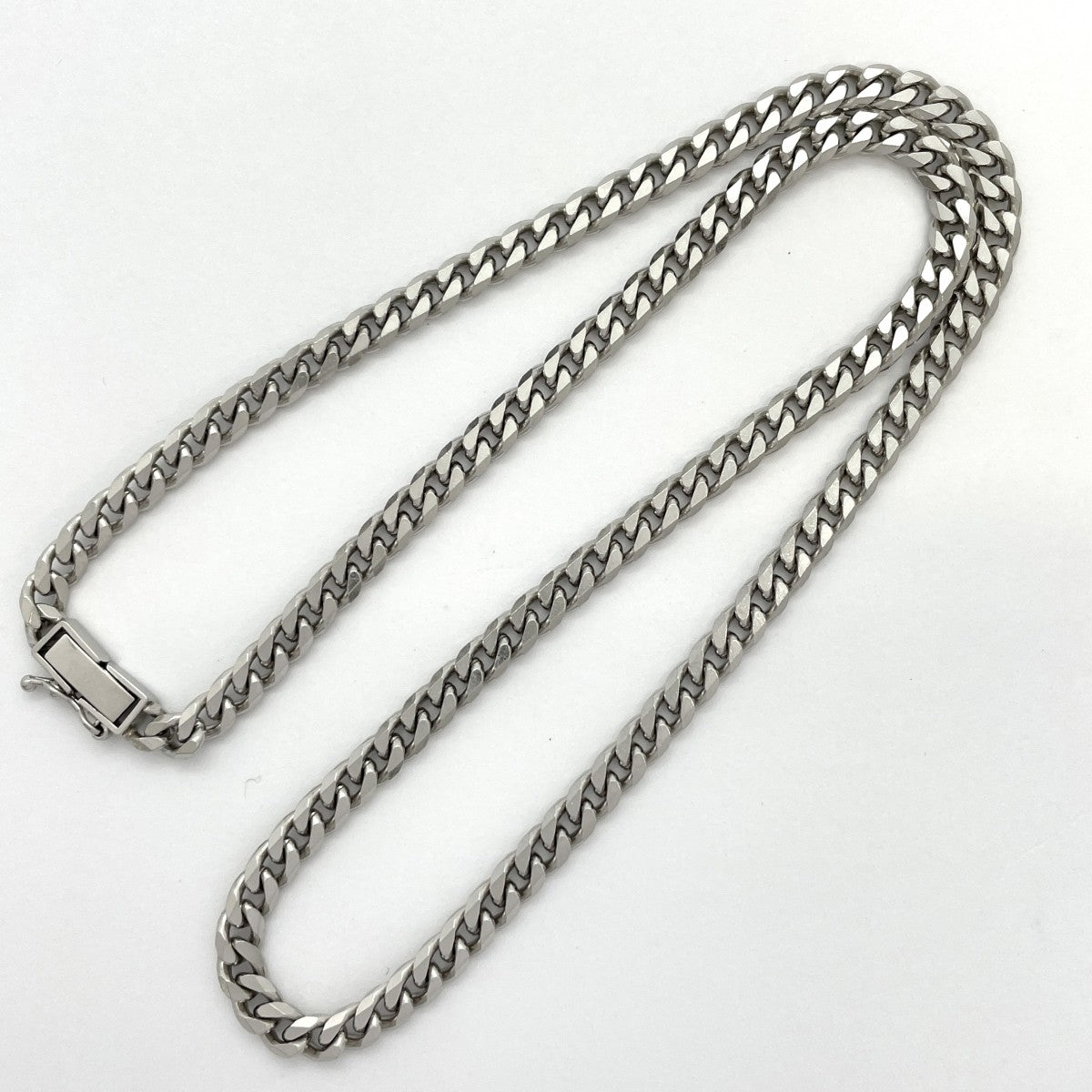 【5khg030】喜平 ネックレス Pt850 プラチナ 8面 シングル 40.8cm 30.3g キヘイ【中古】メンズ レディース ユニセックス