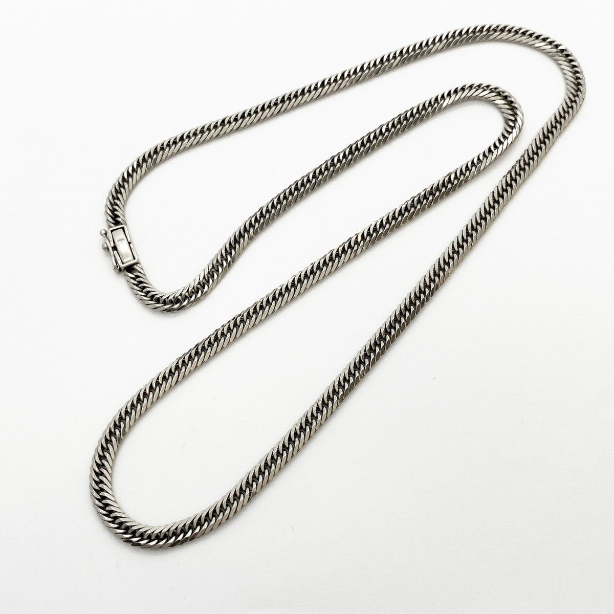 【5khg041】喜平 ネックレス Pt900 プラチナ 8面 トリプル 51.5cm 30.4g キヘイ【中古】メンズ レディース ユニセックス