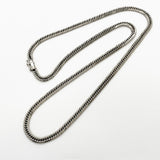 【5khg041】喜平 ネックレス Pt900 プラチナ 8面 トリプル 51.5cm 30.4g キヘイ【中古】メンズ レディース ユニセックス