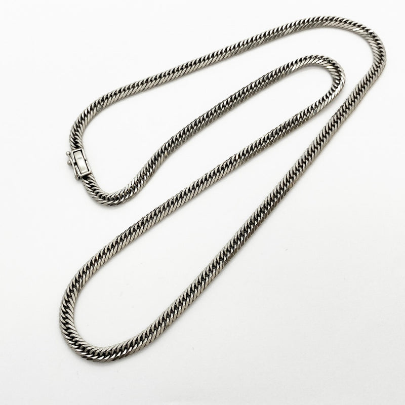 【5khg041】喜平 ネックレス Pt900 プラチナ 8面 トリプル 51.5cm 30.4g キヘイ【中古】メンズ レディース ユニセックス
