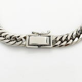 【5khg070】喜平 ブレスレット Pt900 プラチナ 6面 ダブル 18.6cm 30.3g キヘイ【中古】メンズ レディース ユニセックス