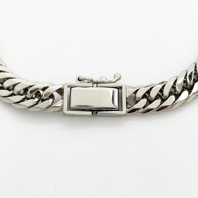 【5khg070】喜平 ブレスレット Pt900 プラチナ 6面 ダブル 18.6cm 30.3g キヘイ【中古】メンズ レディース ユニセックス