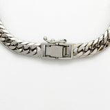 【5khg070】喜平 ブレスレット Pt900 プラチナ 6面 ダブル 18.6cm 30.3g キヘイ【中古】メンズ レディース ユニセックス