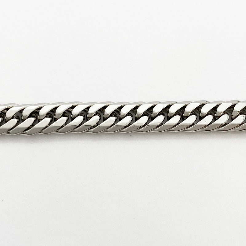 【5khg070】喜平 ブレスレット Pt900 プラチナ 6面 ダブル 18.6cm 30.3g キヘイ【中古】メンズ レディース ユニセックス