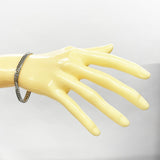 【5khg070】喜平 ブレスレット Pt900 プラチナ 6面 ダブル 18.6cm 30.3g キヘイ【中古】メンズ レディース ユニセックス