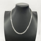 【5khh030】喜平 ネックレス Pt900 プラチナ 8面 トリプル 46cm 45.6g キヘイ【中古】メンズ レディース ユニセックス