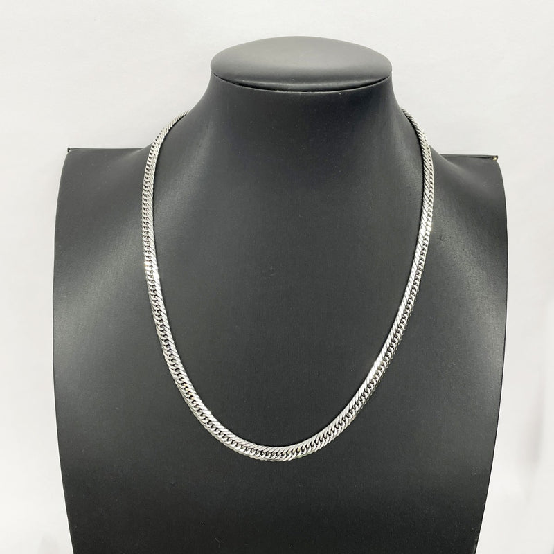 【5khh030】喜平 ネックレス Pt900 プラチナ 8面 トリプル 46cm 45.6g キヘイ【中古】メンズ レディース ユニセックス