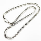 【5khh030】喜平 ネックレス Pt900 プラチナ 8面 トリプル 46cm 45.6g キヘイ【中古】メンズ レディース ユニセックス