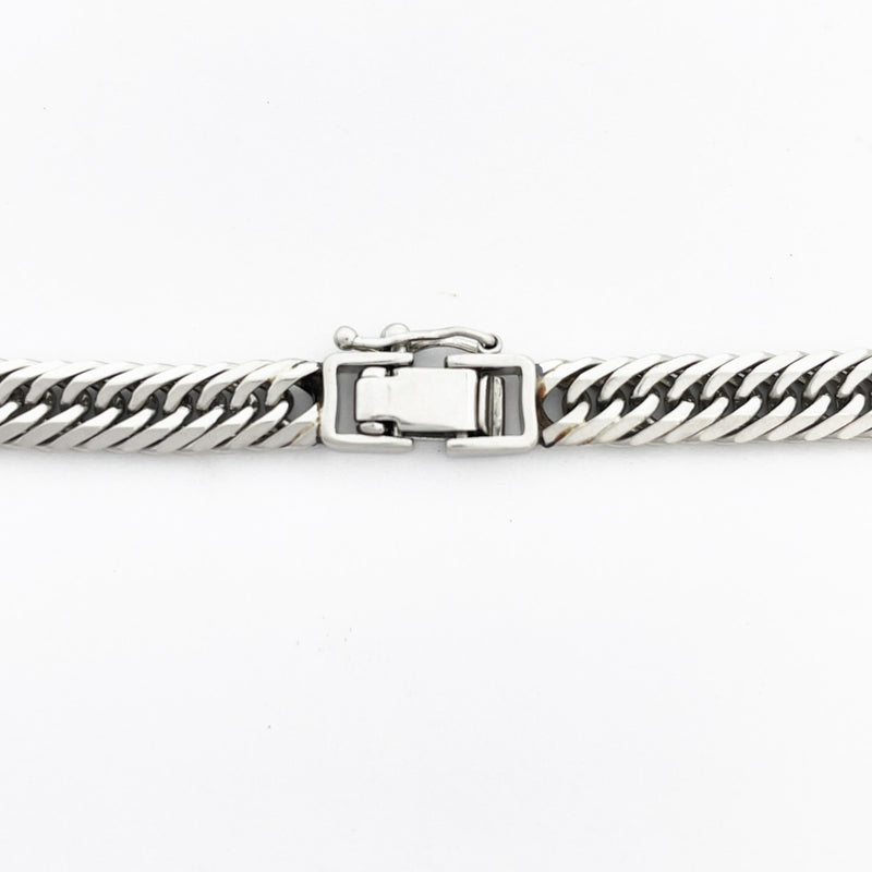 【5khh030】喜平 ネックレス Pt900 プラチナ 8面 トリプル 46cm 45.6g キヘイ【中古】メンズ レディース ユニセックス