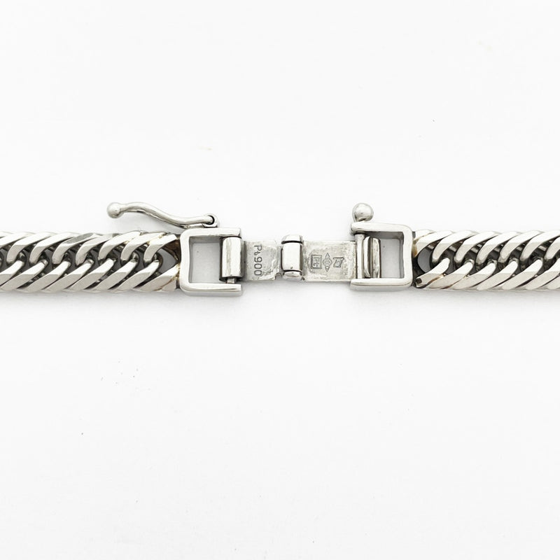 【5khh030】喜平 ネックレス Pt900 プラチナ 8面 トリプル 46cm 45.6g キヘイ【中古】メンズ レディース ユニセックス