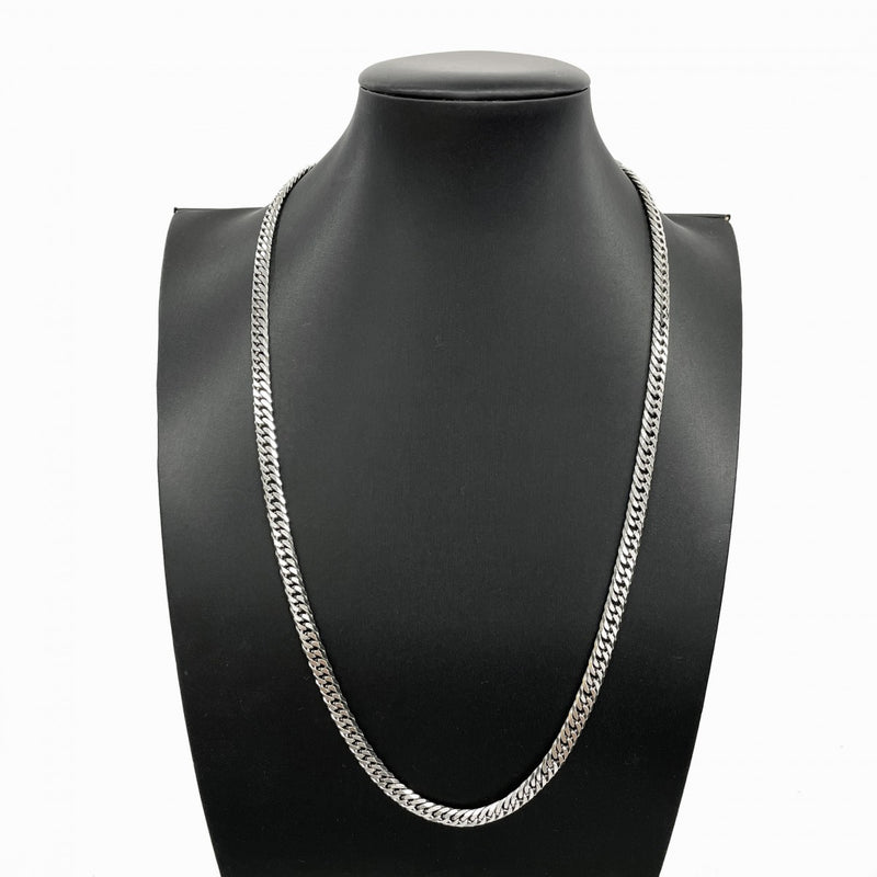 【5khi030】喜平 ネックレス Pt900 プラチナ 6面 ダブル 61.2cm 80.5g キヘイ【中古】メンズ レディース ユニセックス