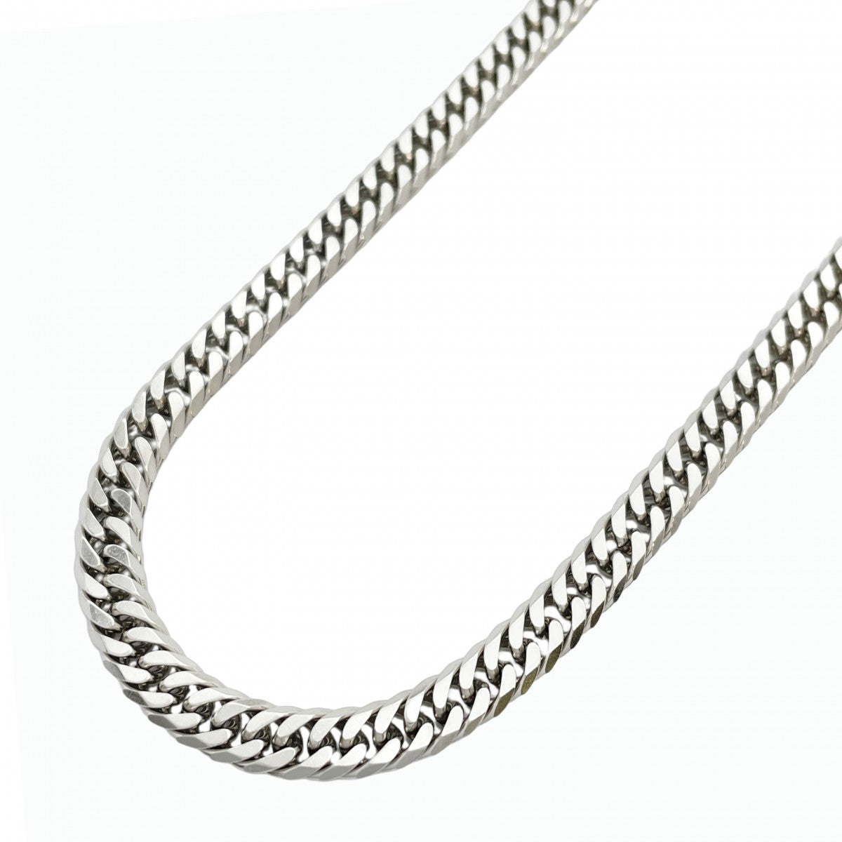 【5khi030】喜平 ネックレス Pt900 プラチナ 6面 ダブル 61.2cm 80.5g キヘイ【中古】メンズ レディース ユニセックス