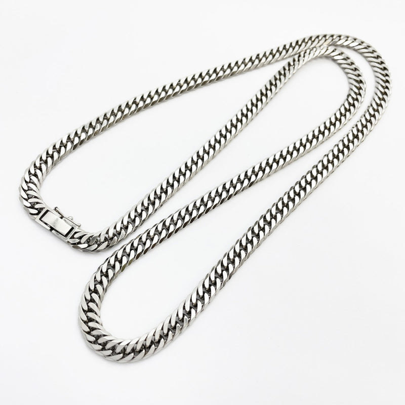 【5khi030】喜平 ネックレス Pt900 プラチナ 6面 ダブル 61.2cm 80.5g キヘイ【中古】メンズ レディース ユニセックス