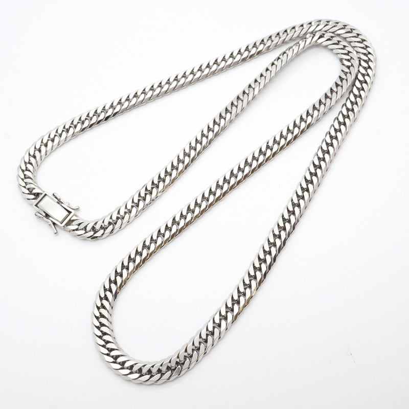 【5khi038】喜平 ネックレス Pt900 プラチナ 6面 ダブル 61cm 101.1g キヘイ【中古】メンズ レディース ユニセックス