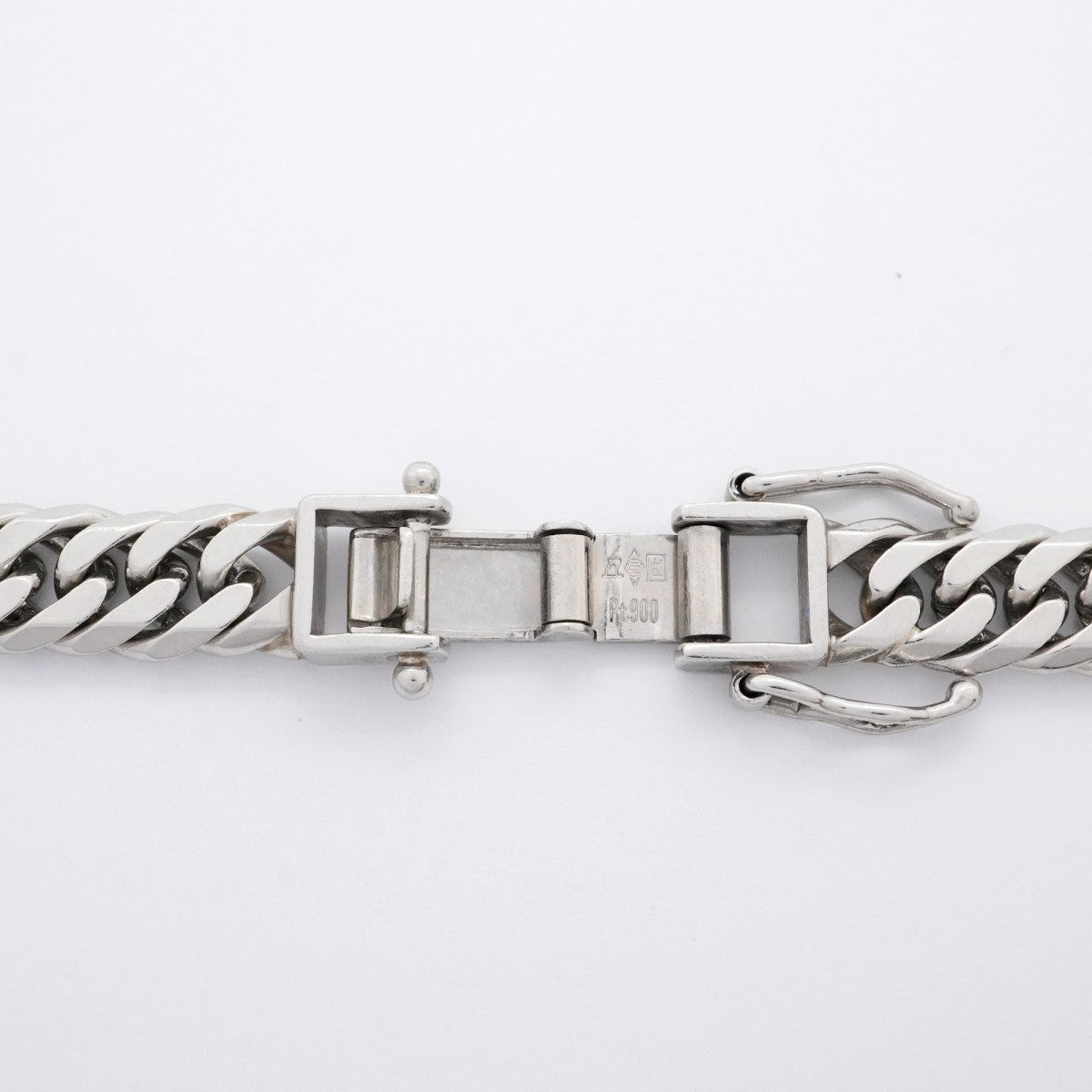 【5khi038】喜平 ネックレス Pt900 プラチナ 6面 ダブル 61cm 101.1g キヘイ【中古】メンズ レディース ユニセックス