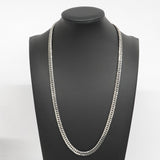 【5khi038】喜平 ネックレス Pt900 プラチナ 6面 ダブル 61cm 101.1g キヘイ【中古】メンズ レディース ユニセックス