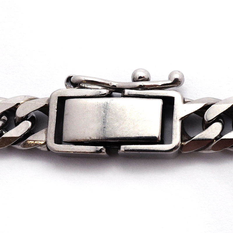 5khi047】喜平 ネックレス Pt850 プラチナ 6面 ダブル 52.1cm