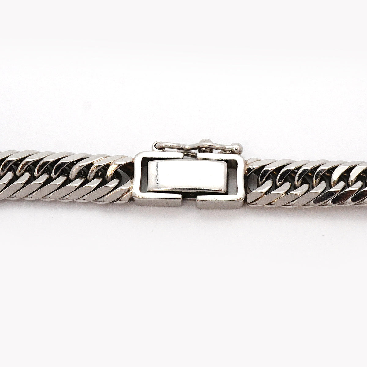 【5khi051】喜平 ブレスレット Pt900 プラチナ 8面 トリプル 18.7cm 20.6g キヘイ【中古】メンズ レディース ユニセックス