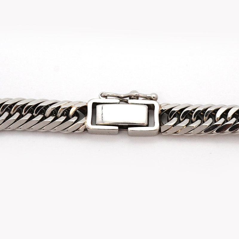 【5khi051】喜平 ブレスレット Pt900 プラチナ 8面 トリプル 18.7cm 20.6g キヘイ【中古】メンズ レディース ユニセックス