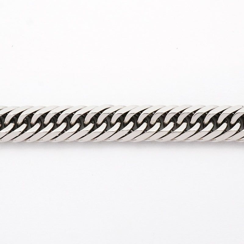 【5khi051】喜平 ブレスレット Pt900 プラチナ 8面 トリプル 18.7cm 20.6g キヘイ【中古】メンズ レディース ユニセックス