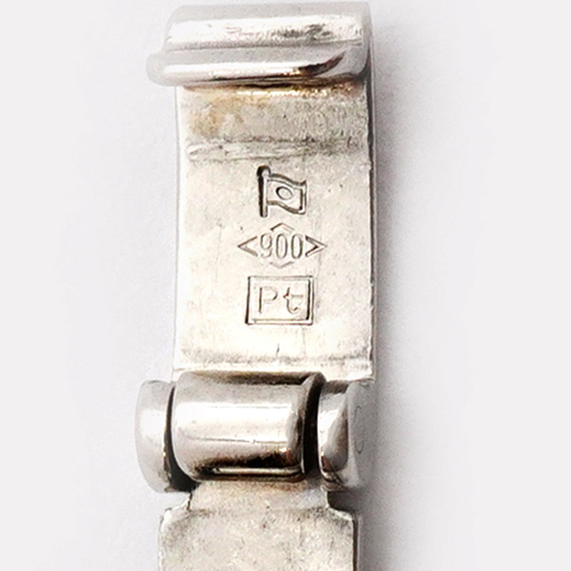 【5khi051】喜平 ブレスレット Pt900 プラチナ 8面 トリプル 18.7cm 20.6g キヘイ【中古】メンズ レディース ユニセックス