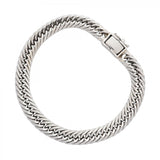 【5khi074】喜平 ブレスレット Pt900 プラチナ 8面 トリプル 18.5cm 31.4g キヘイ【中古】メンズ レディース ユニセックス