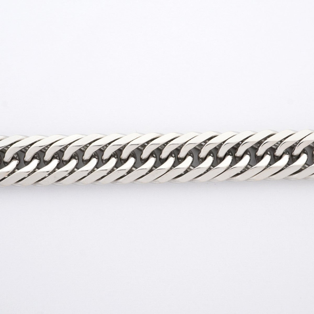 【5khi074】喜平 ブレスレット Pt900 プラチナ 8面 トリプル 18.5cm 31.4g キヘイ【中古】メンズ レディース ユニセックス