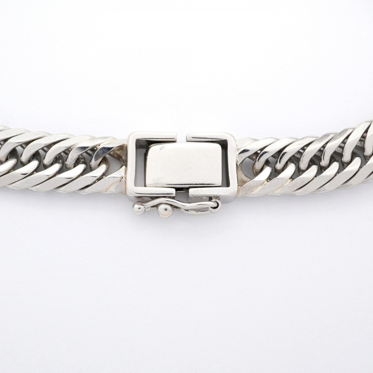 【5khi074】喜平 ブレスレット Pt900 プラチナ 8面 トリプル 18.5cm 31.4g キヘイ【中古】メンズ レディース ユニセックス