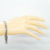 【5khi075】喜平 ブレスレット Pt900 プラチナ 8面 トリプル 20.6cm 30.5g キヘイ【中古】メンズ レディース ユニセックス