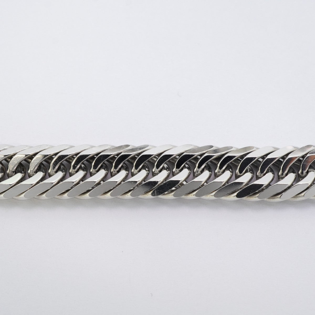 【5khi075】喜平 ブレスレット Pt900 プラチナ 8面 トリプル 20.6cm 30.5g キヘイ【中古】メンズ レディース ユニセックス