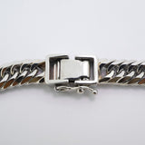 【5khi075】喜平 ブレスレット Pt900 プラチナ 8面 トリプル 20.6cm 30.5g キヘイ【中古】メンズ レディース ユニセックス