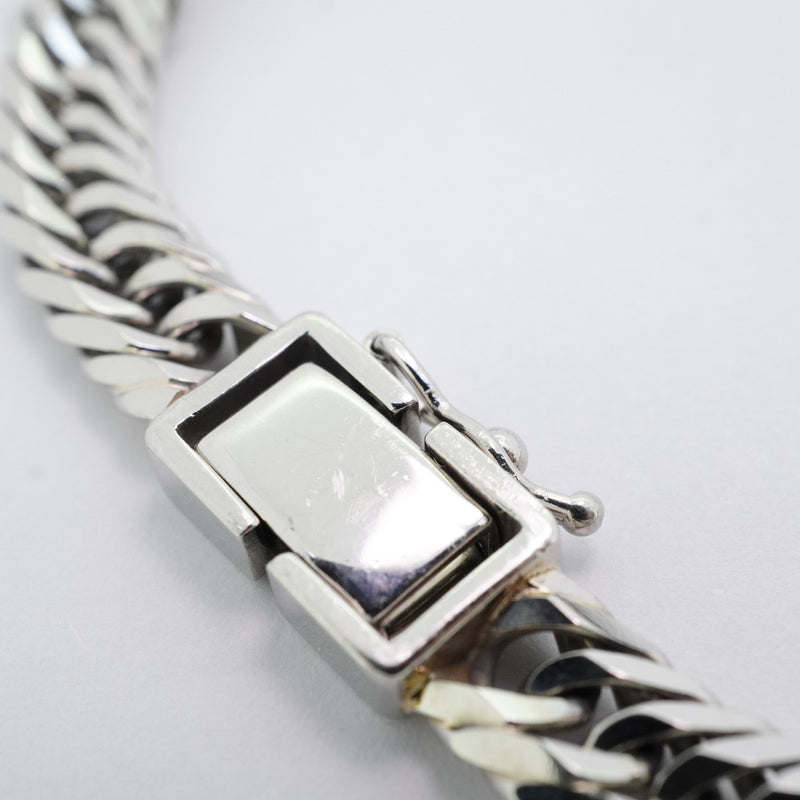 【5khi075】喜平 ブレスレット Pt900 プラチナ 8面 トリプル 20.6cm 30.5g キヘイ【中古】メンズ レディース ユニセックス