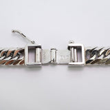 【5khi075】喜平 ブレスレット Pt900 プラチナ 8面 トリプル 20.6cm 30.5g キヘイ【中古】メンズ レディース ユニセックス